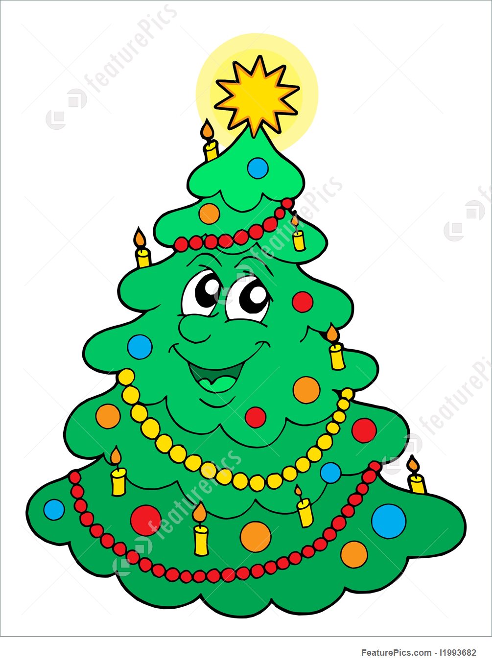 Christmas Tree Vector at Vectorified.com | Collection of Christmas Tree ...