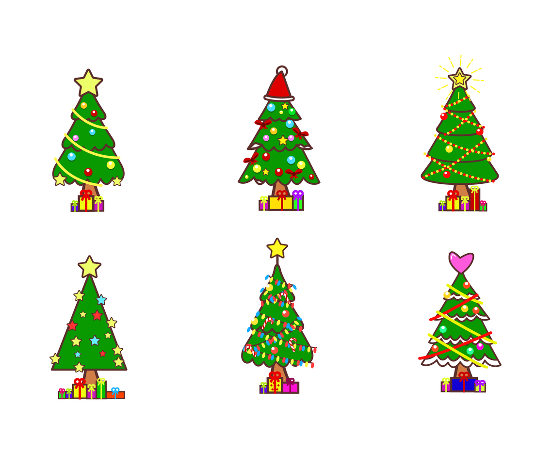 Free Cartoon Christmas Tree Vectors Vector Art Graphics 1136x936 Free Cartoon Christmas Tree Vectors Vector Art Graphics
