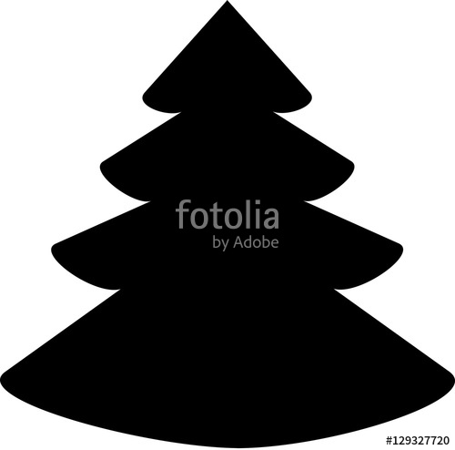 500x494 Christmas Tree Icon Christmas Tree Vector Icon Christmas Tree
