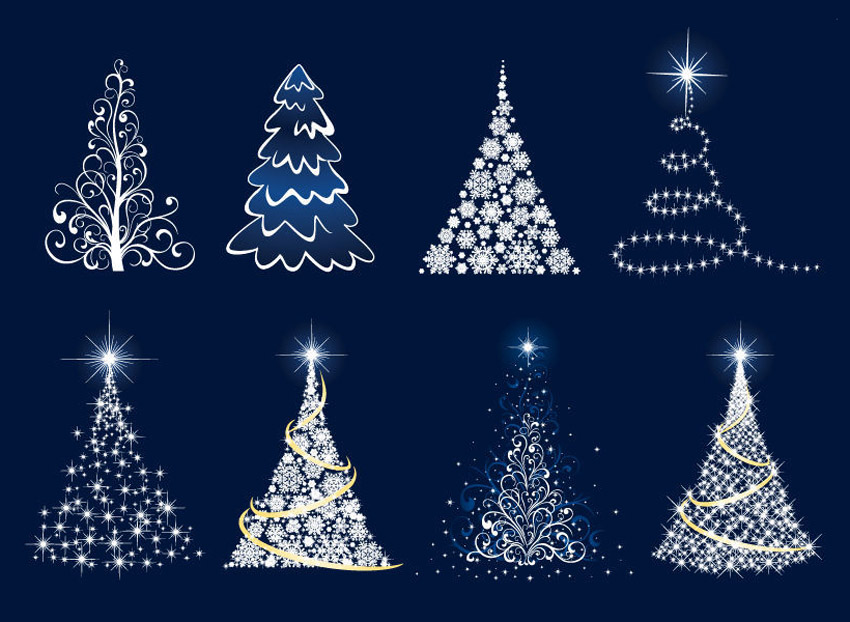 850x622 Christmas Tree Vector Graphics Vector Art Graphics