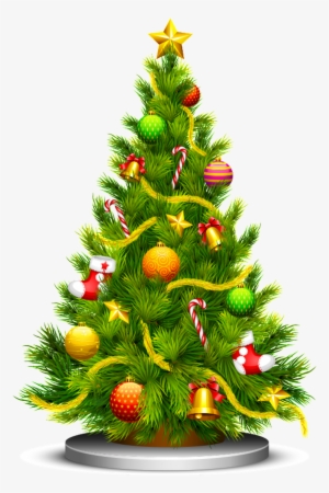 300x450 Christmas Tree Vector Png Images Png Cliparts Free Download
