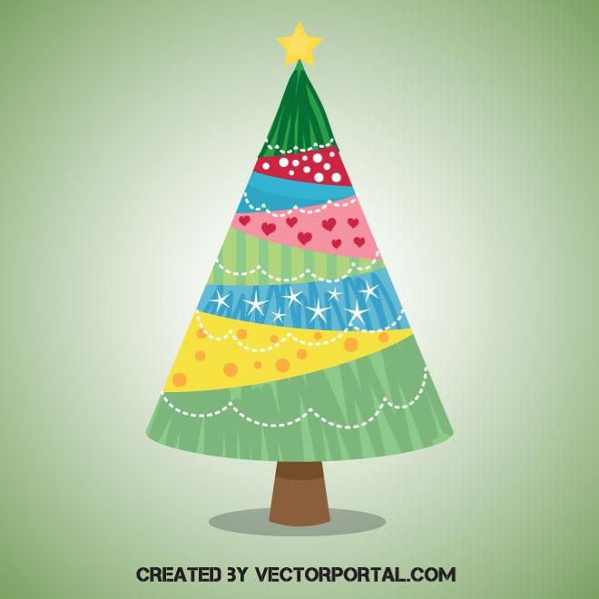 660x660 Christmas Tree Vector Art