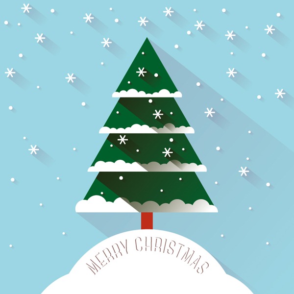 600x600 Cartoon Exquisite Christmas Tree Vector Graphics My Free
