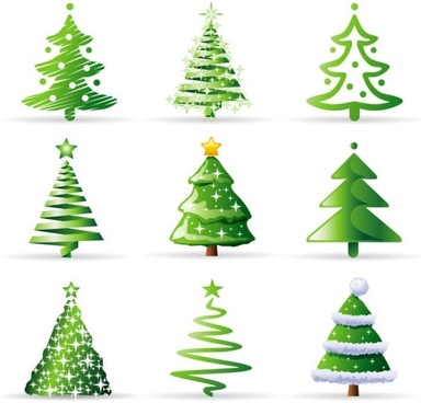 384x368 Christmas Tree Vector Free Vector Download