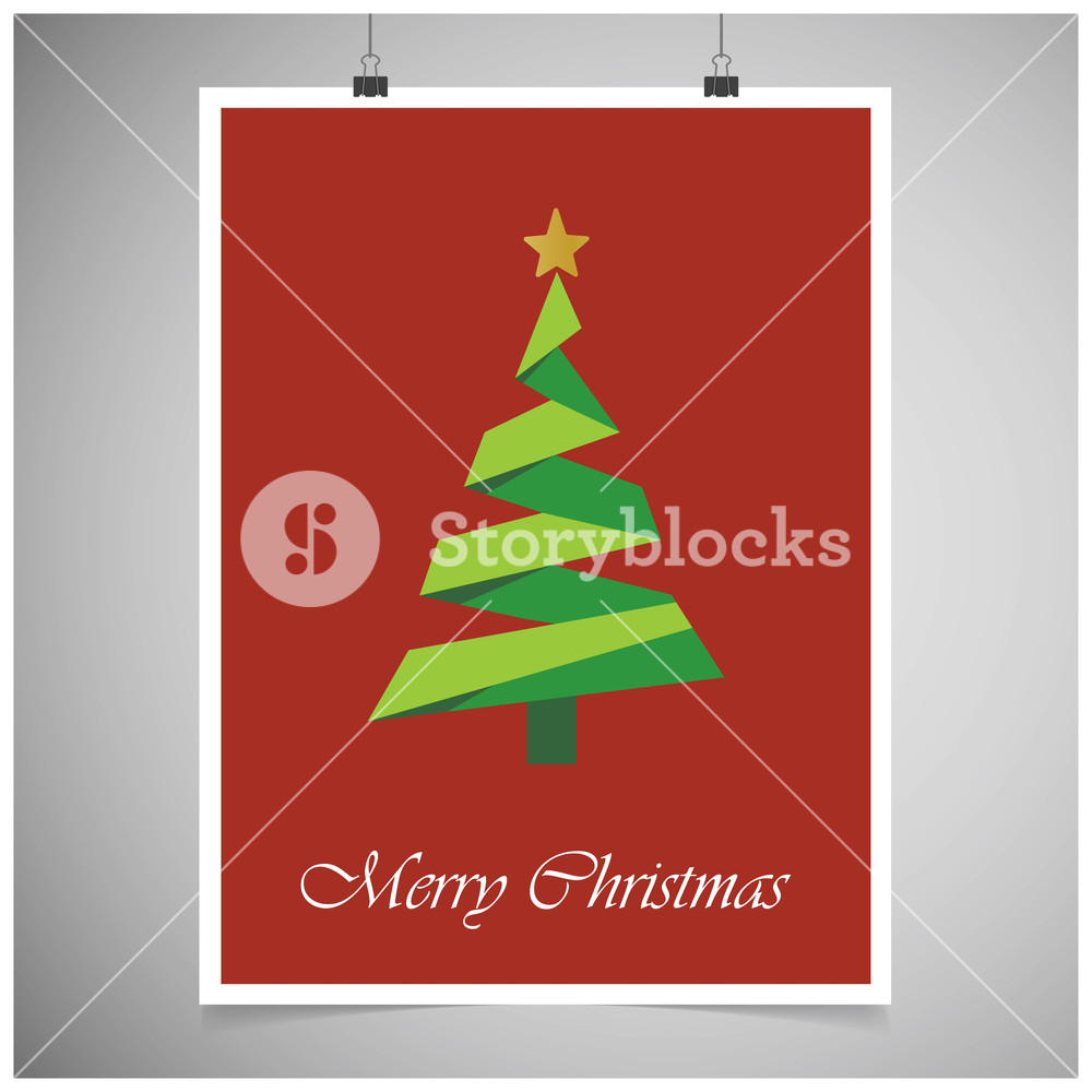 1000x1000 Merry Christmas Creative Design With Typography Vector Royalty