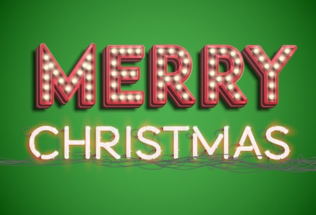 450x306 Merry Christmas Typography, Vector Royalty Free Vector Graphics