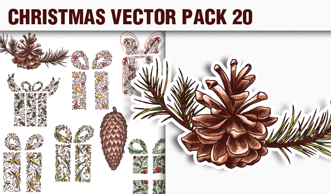 680x400 Christmas Vector Pack