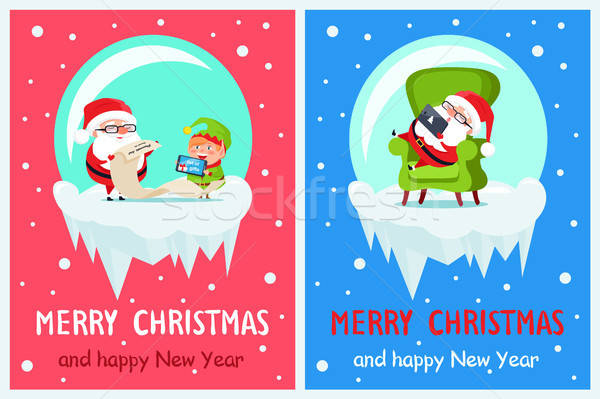 600x399 List Of Gifts Merry Christmas Vector Illustration Vector