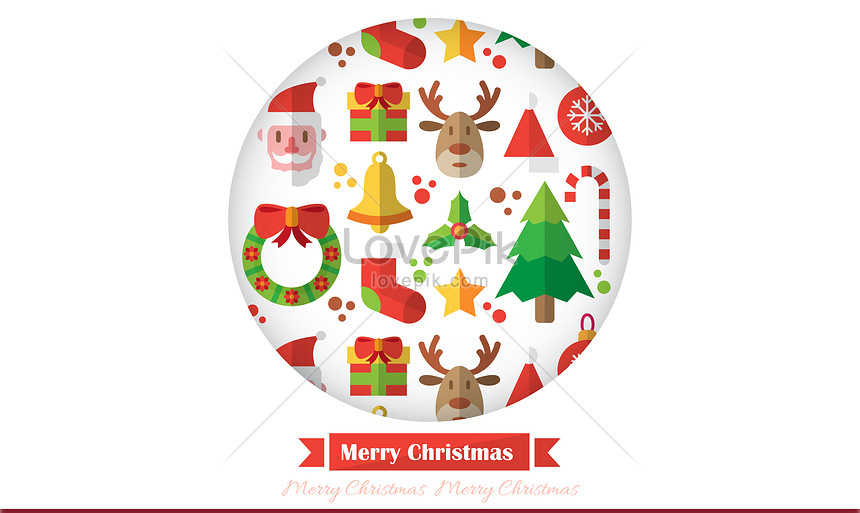 860x513 Christmas Vector Illustration Graphics Image Picture Free Download