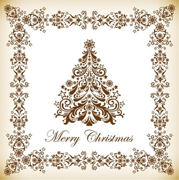 366x368 Free Vintage Christmas Vector Art Free Vector Download