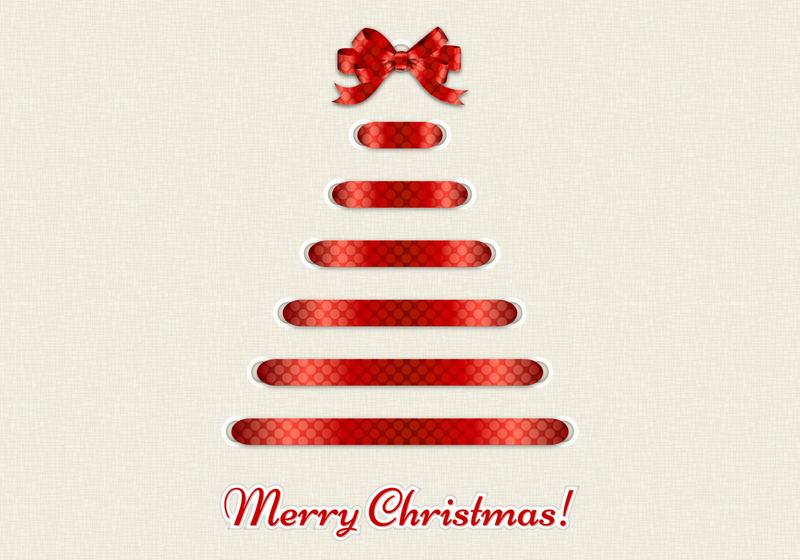 800x560 Retro Christmas Ticket Vector Pack