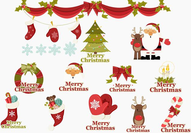 Christmas Vector Art Free 650x455 Christmas Vector Art Free
