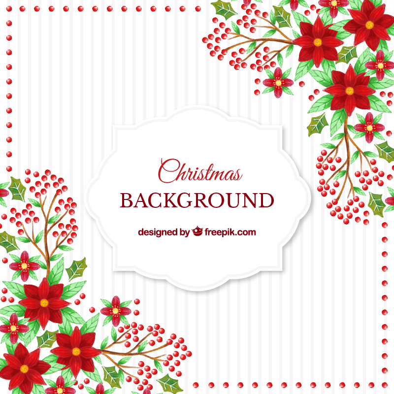 Free Watercolor Christmas Vector Illustrations On Behance 800x800 Free Watercolor Christmas Vector Illustrations On Behance