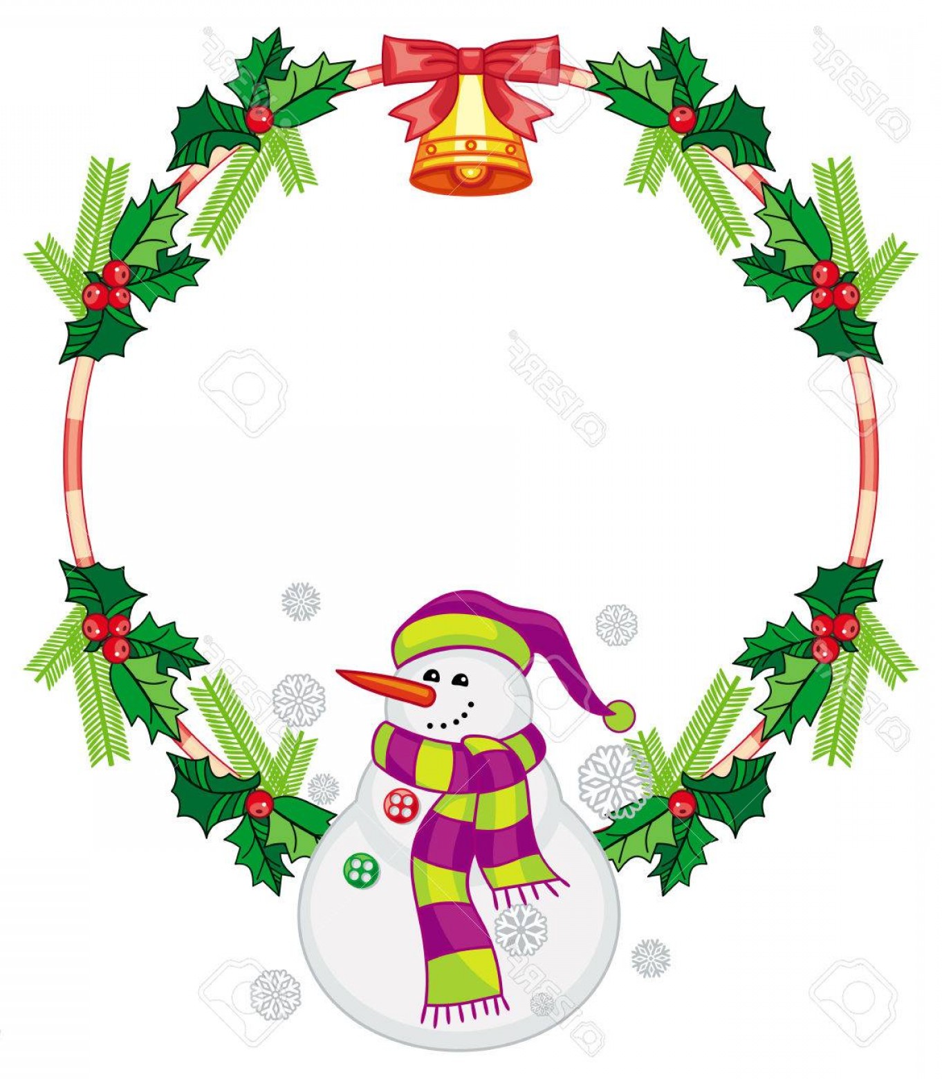 1362x1560 Christmas Vector Clip Art Frame Cultracing
