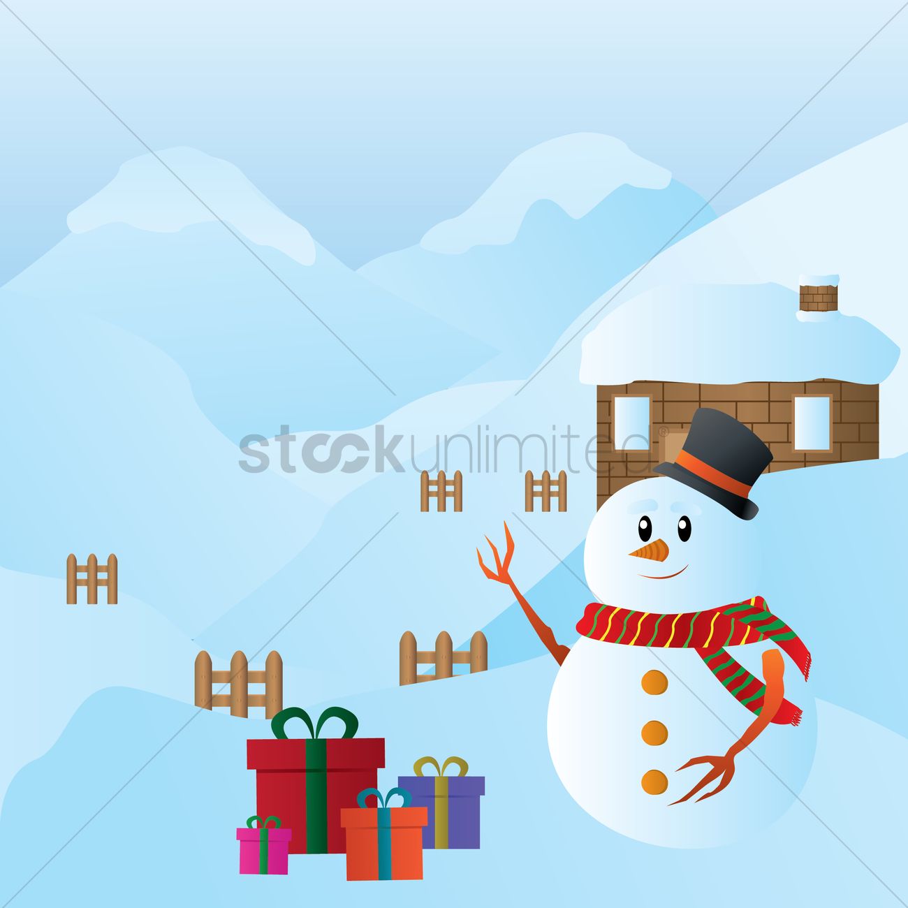 1300x1300 Christmas Vector Image