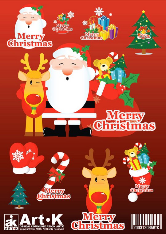 540x763 Free Christmas Vectors Graphics !