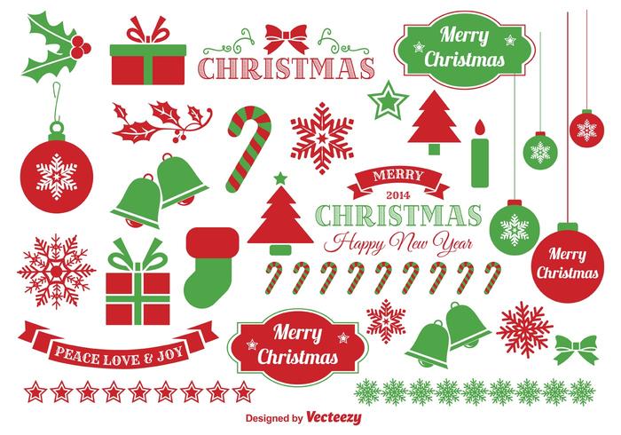 700x490 Jingle Bells Christmas Vector Elements