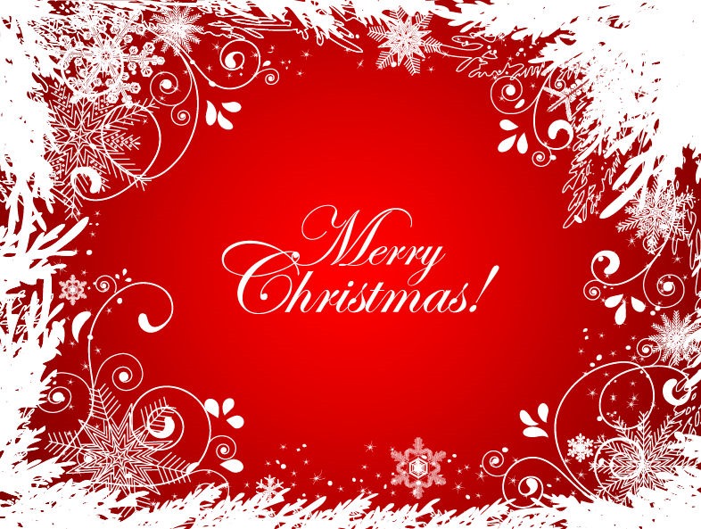 786x593 Abstract Christmas Background Vector Graphic Free Vector