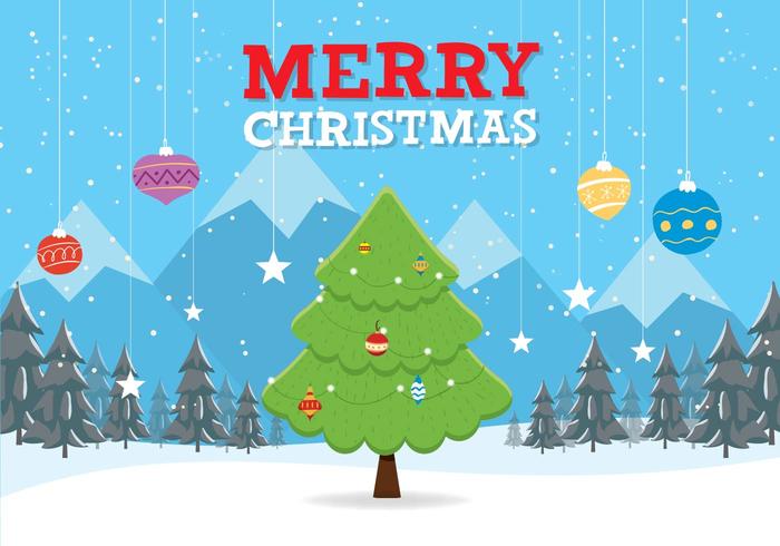 Christmas Tree Art Free Vector Art 700x490 Christmas Tree Art Free Vector Art