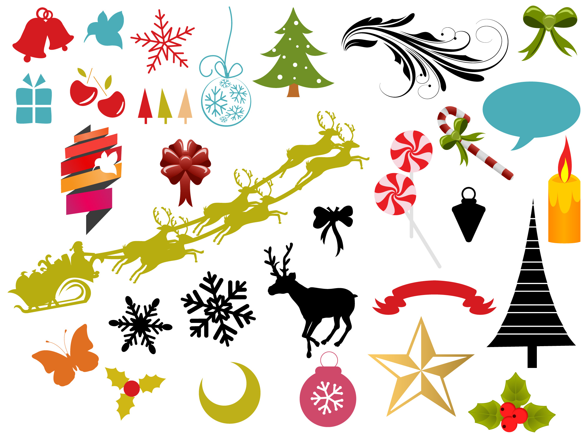 Christmas Vectors, Brushes, Png, Shapes Picture 2000x1488 Christmas Vectors, Brushes, Png, Shapes Picture