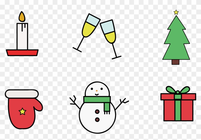 Free Christmas Vector Icon Graphics Pack 840x585 Free Christmas Vector Icon Graphics Pack