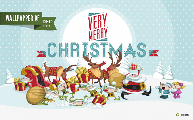 640x400 Christmas Wallpaper Widescreen