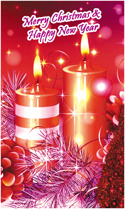 480x800 Merry Christmas Wallpaper Free Vector Download