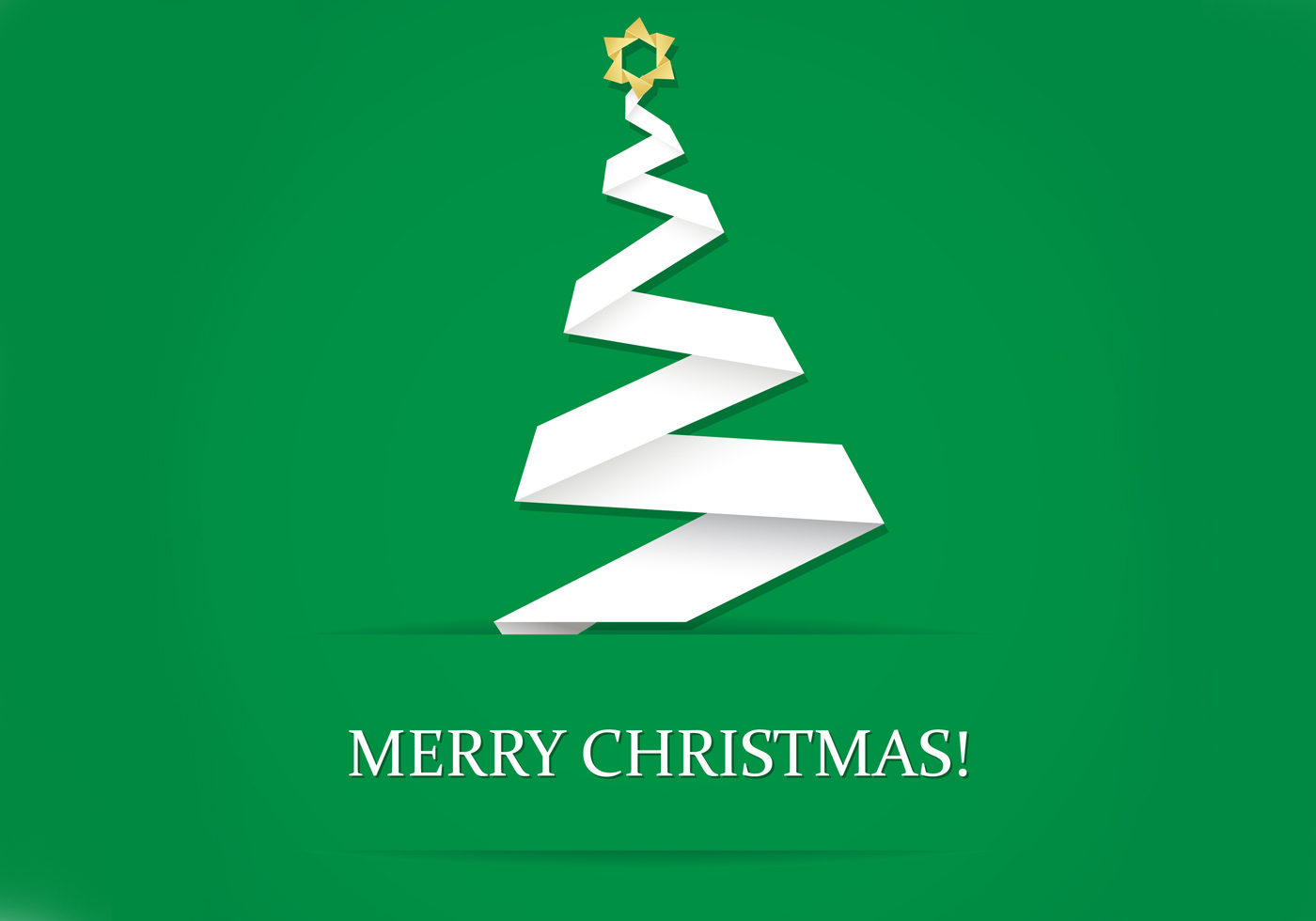 1400x980 Origami Christmas Tree Wallpaper Vector