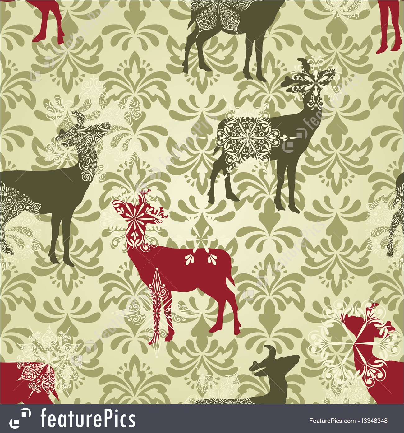 1300x1392 Vector Christmas Wallpaper