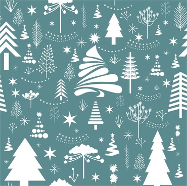370x368 Vintage Christmas Wallpaper Pattern Free Vector Download