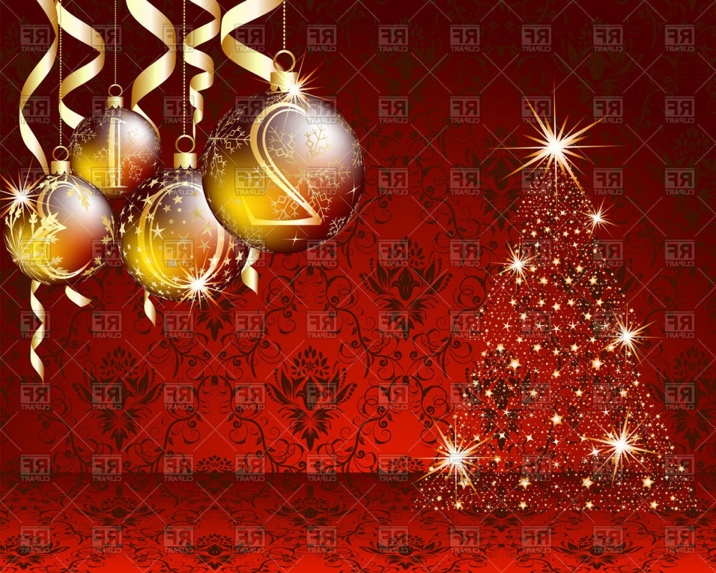 1440x1152 Christmas Wallpaper Background Vector Clipart Cqrecords