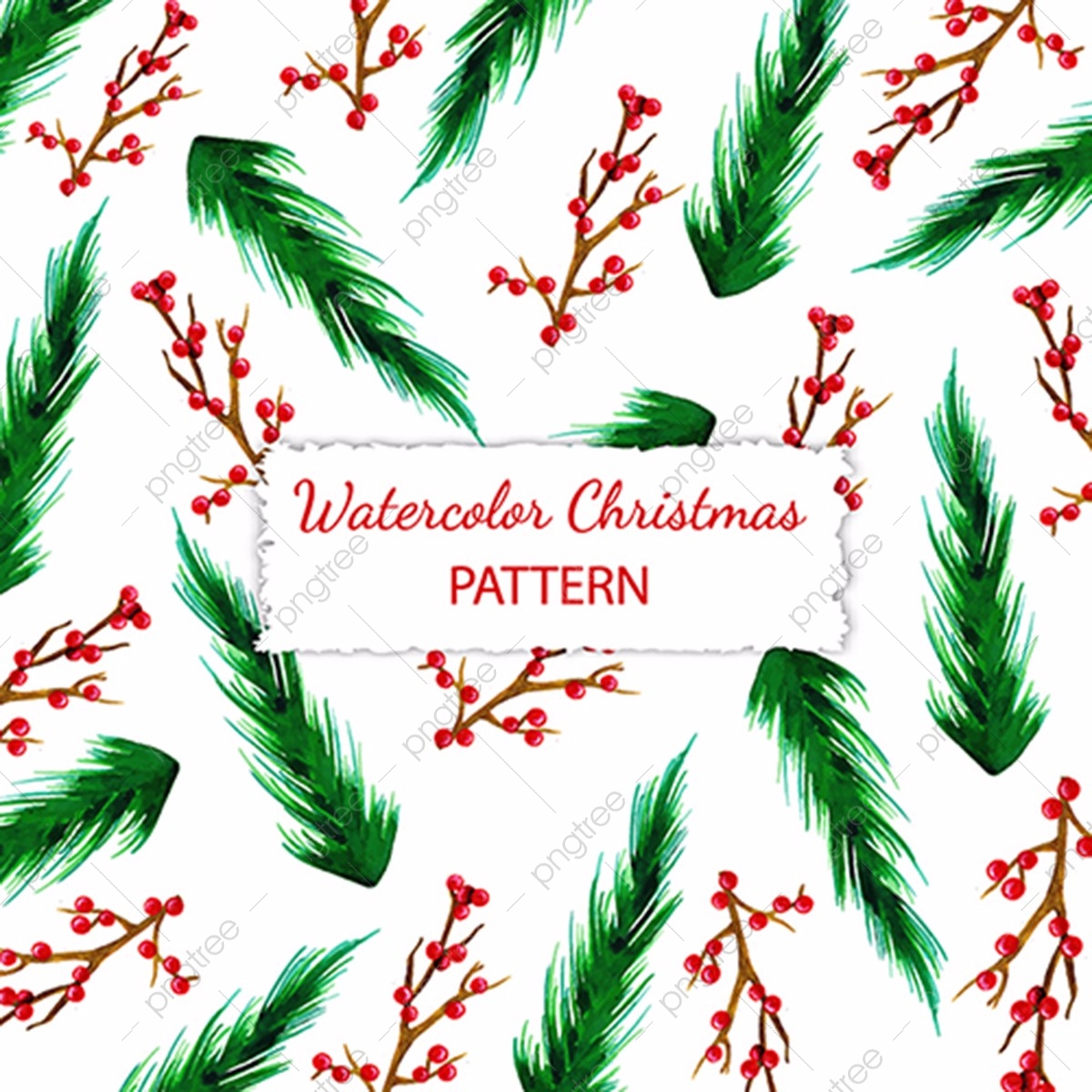 1200x1200 Watercolor Christmas Background, Watercolor Vector, Christmas