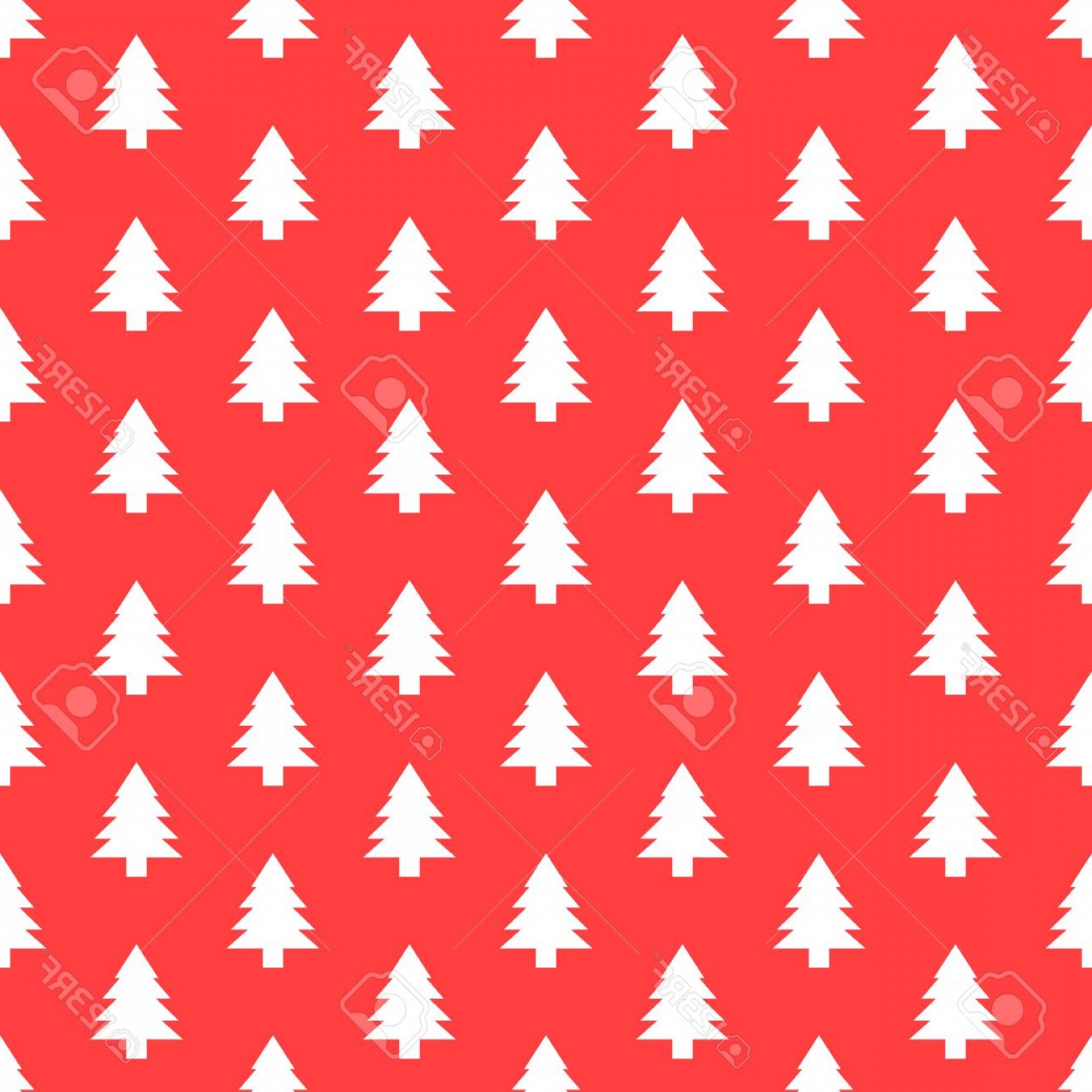 1560x1560 Photostock Vector Seamless Pattern With Christmas Tree Xmas