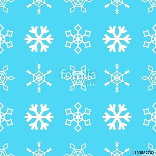 500x500 Snowflake Wrapping Paper Pattern Gift Wrap Blue Craft Christmas