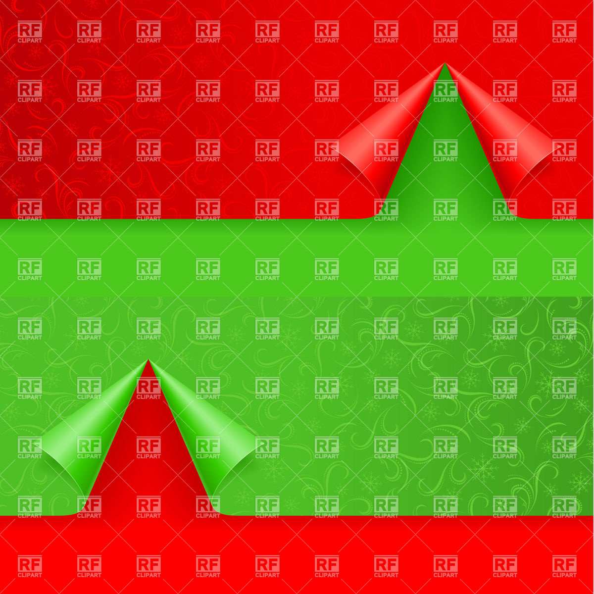 1200x1200 Wrapping Paper Christmas And Winter Seamless Pattern Vector Image