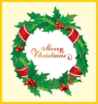 Christmas Wreath Vector Free Vectors Ui Download 401x425 Christmas Wreath Vector Free Vectors Ui Download
