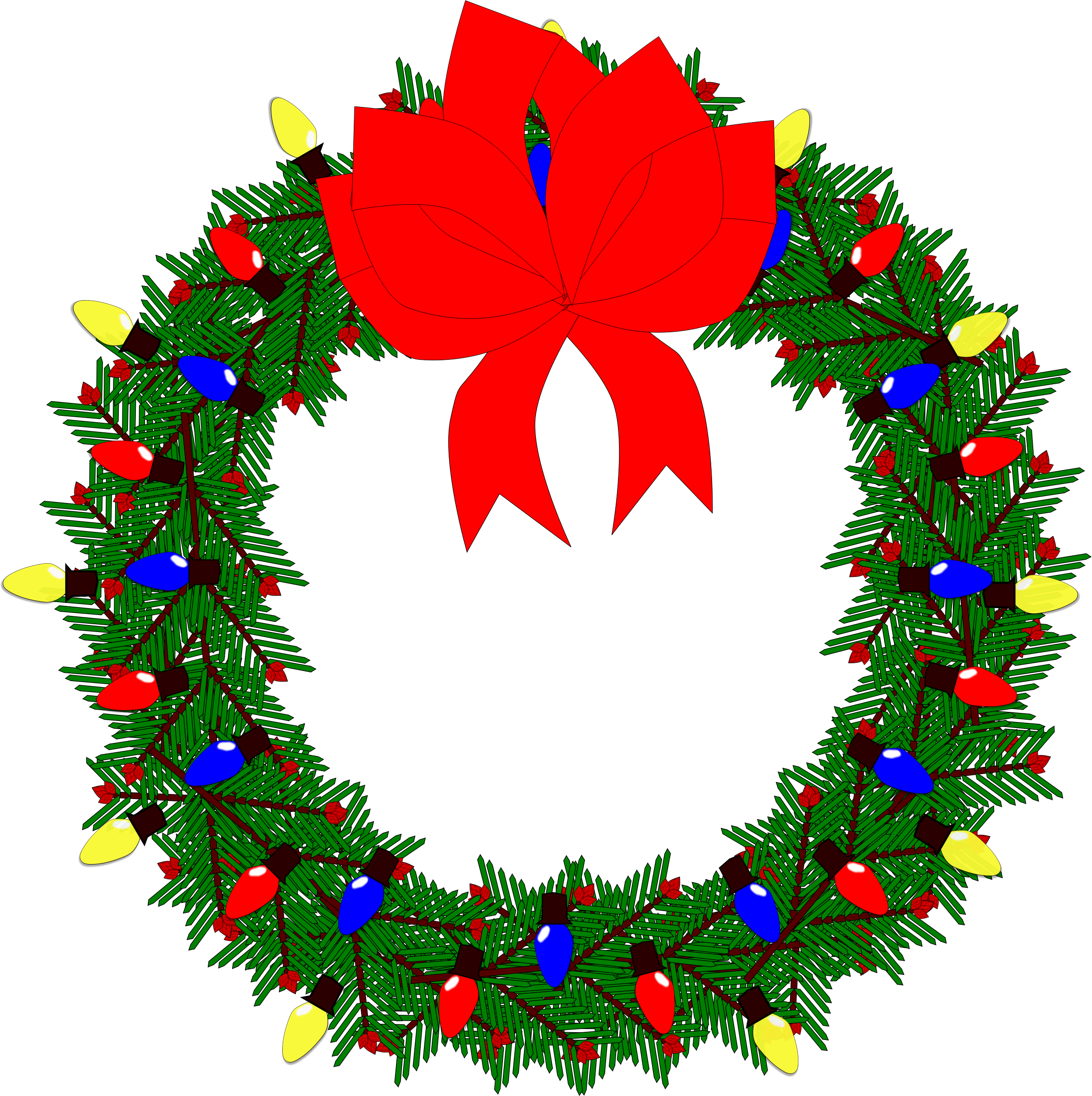 Wreath Vector Clipart Image 2380x2388 Wreath Vector Clipart Image