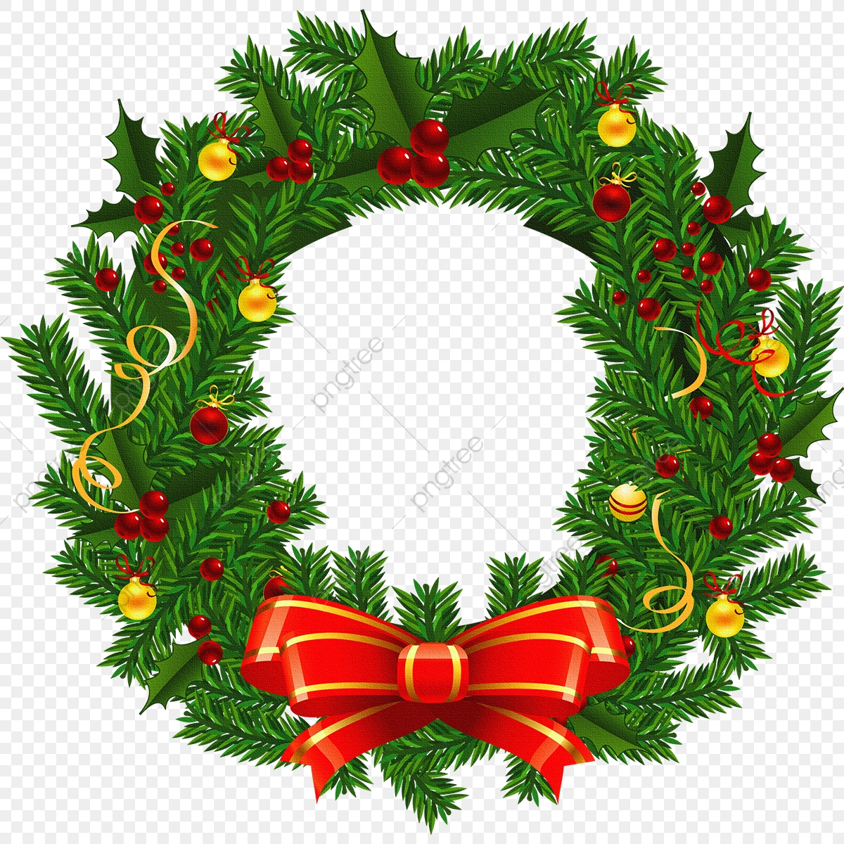 1200x1200 Christmas Wreath, Christmas Wreath Vector, Wreath Vector Png