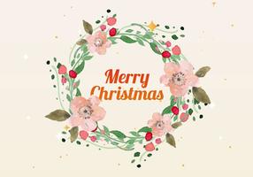 286x200 Christmas Wreath Free Vector Art