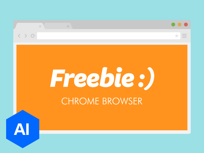 800x600 Flat Chrome Vector Freebie