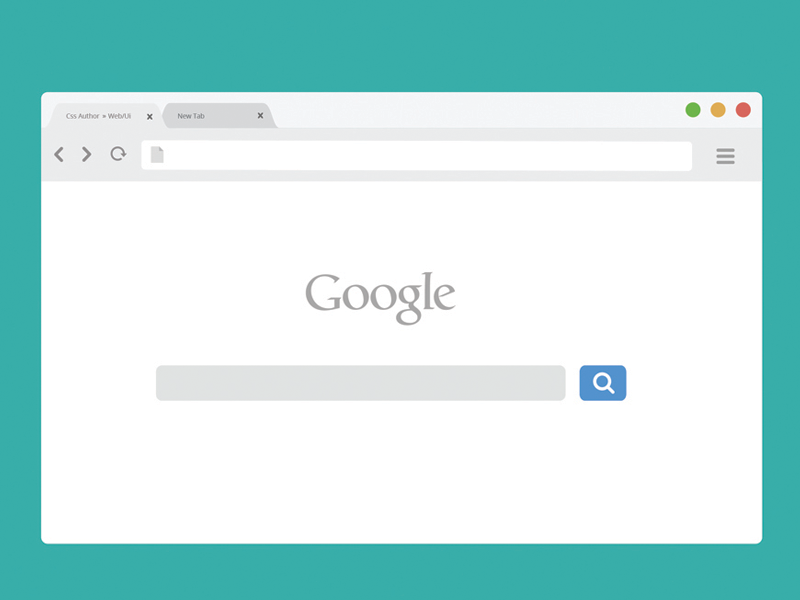 800x600 Free Chrome Browser Mockup