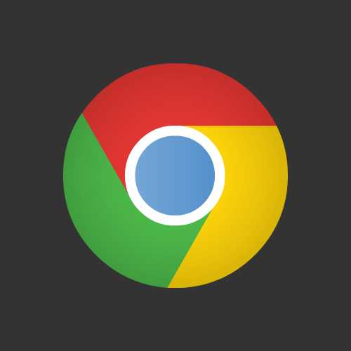 500x500 Chrome Icon Vector