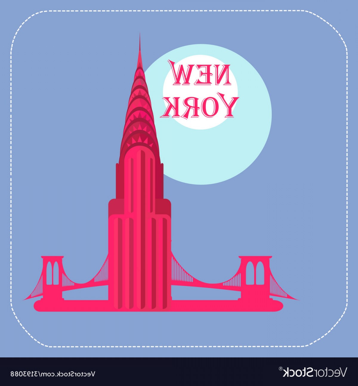 1200x1296 New York Chrysler Building Icon Flat Vector Soidergi