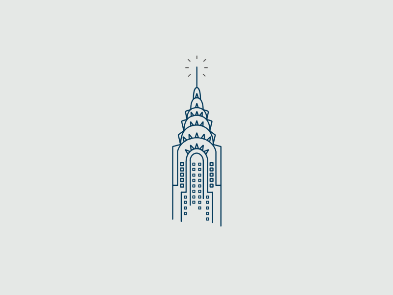 800x600 Chrysler Building Animation Motion Graphics Building Tattoo