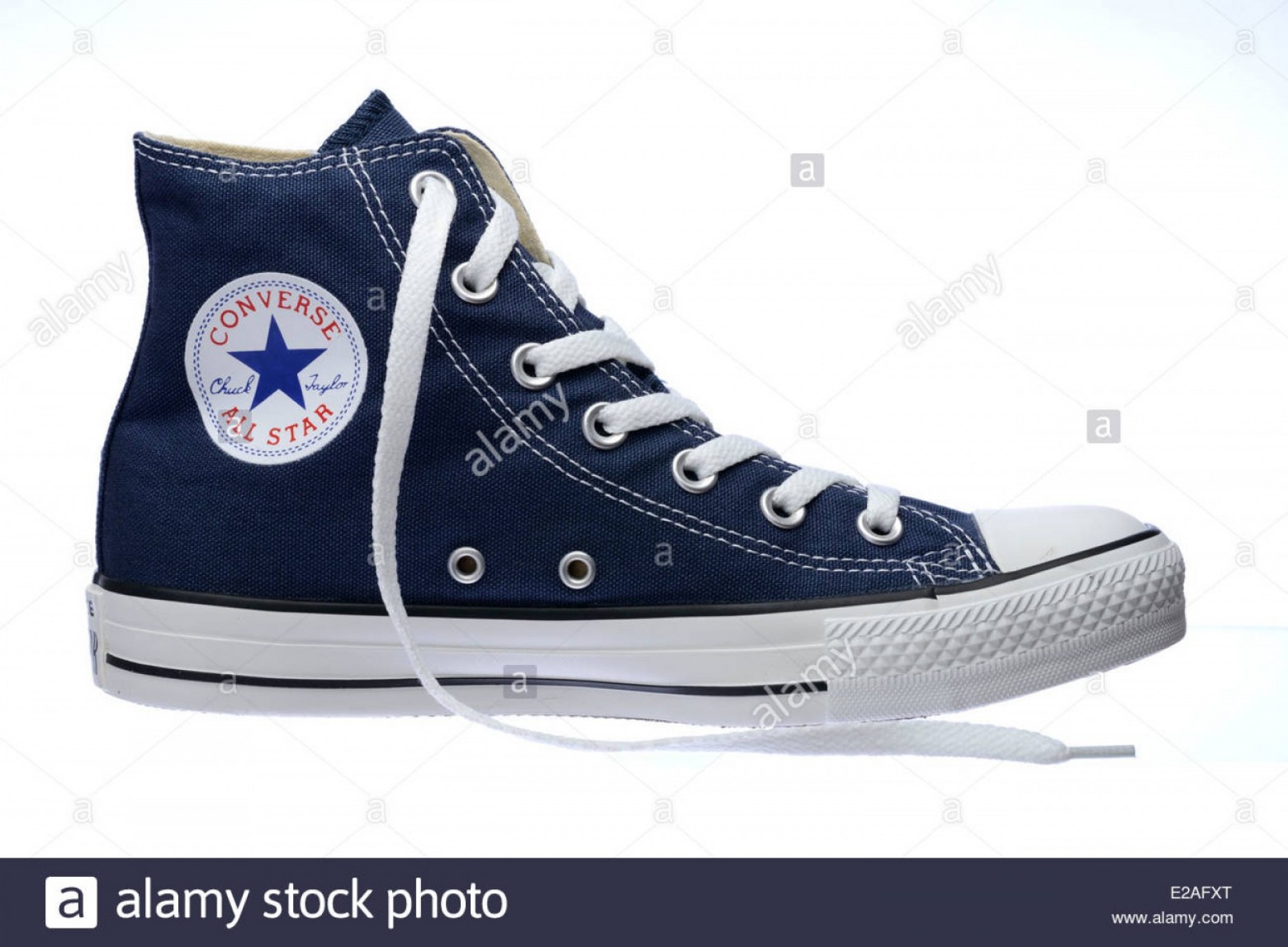 1872x1377 Stock Photo Side View Of Blue Converse Chuck Taylor All Star Shoe