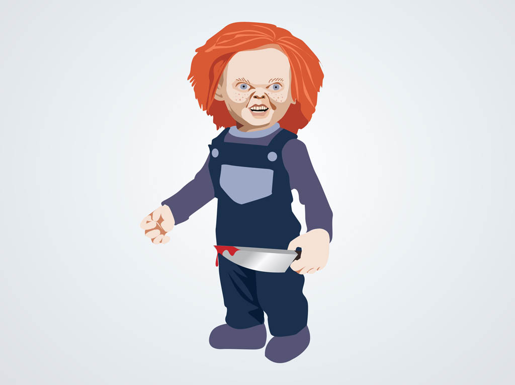 1024x765 Chucky Vector Vector Art Graphics