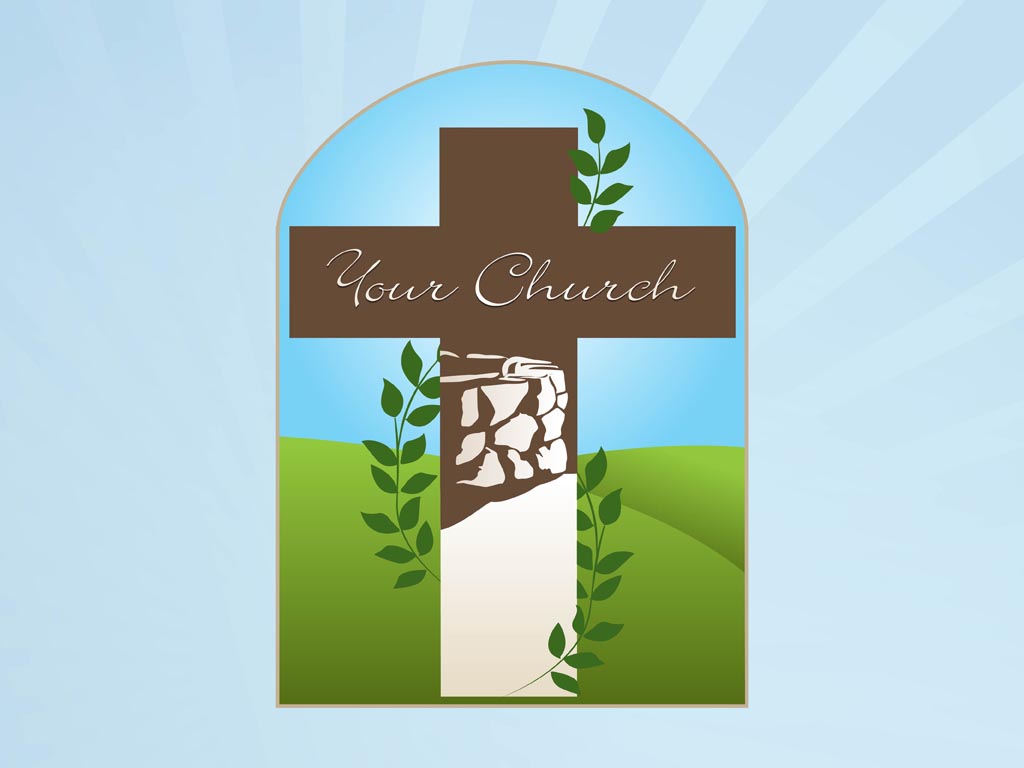 1024x768 Church Logo Vector Art Graphics