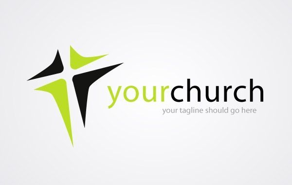 600x380 Church Cross Logo Cross Logo Logo Open Stock Free Logo
