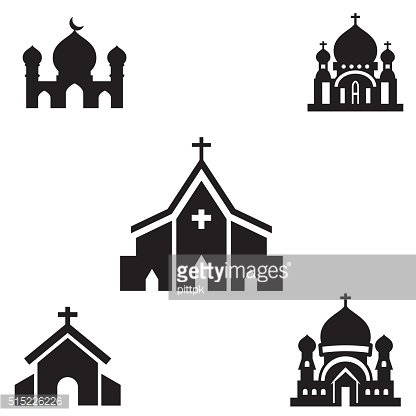 Church Silhouette Isolated Vector Premium Clipart 416x416 Church Silhouette Isolated Vector Premium Clipart
