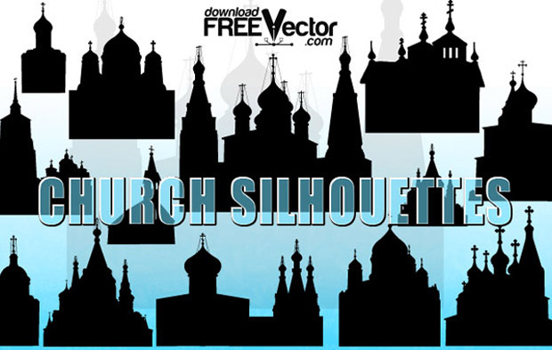 Church Silhouette Vector Free Vectors Graphics 620x393 Church Silhouette Vector Free Vectors Graphics
